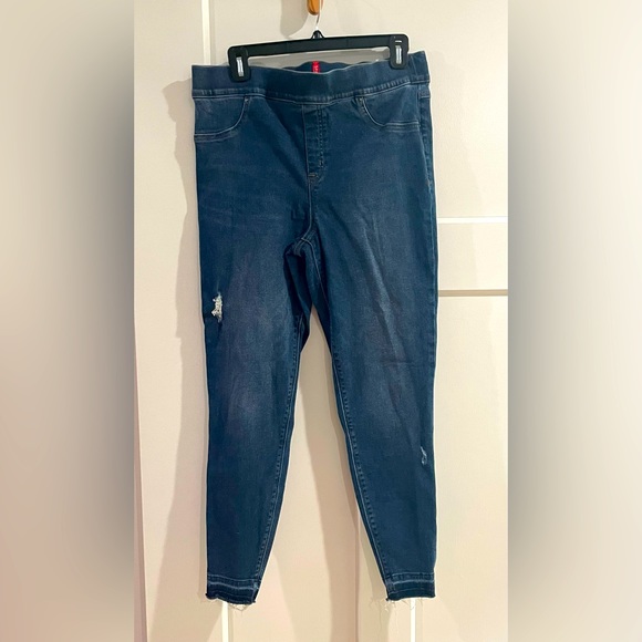 SPANX denim blue jeans - Picture 1 of 3